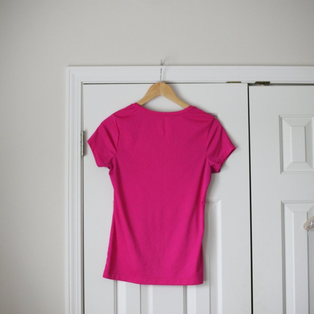 Danskin pink short sleeve workout top - Picture 3 of 3